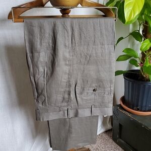 Paul Fredrick Linen Slacks